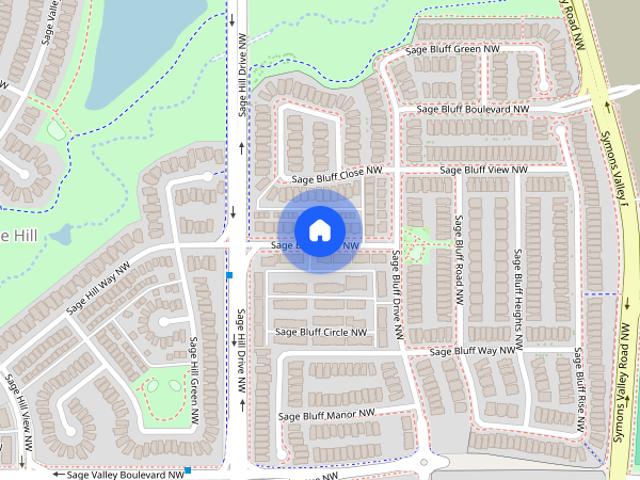 town house — Sage Hill, Calgary AB 2.0 Bedroom 2 Bedroom