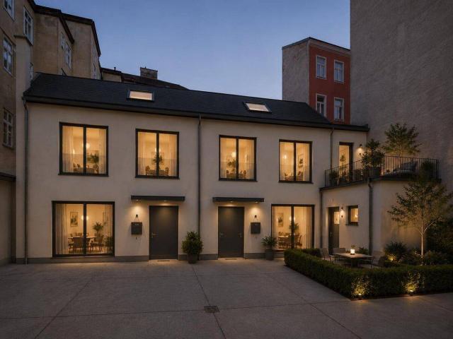Townhouse Möglichkeit im Hof eines historischen Zinshauses!