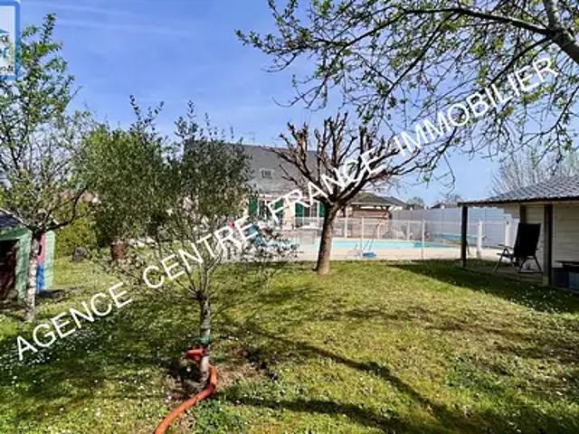 Trouy 18570 Achat / Vente maison 6 pièces t6 piscine terrasse