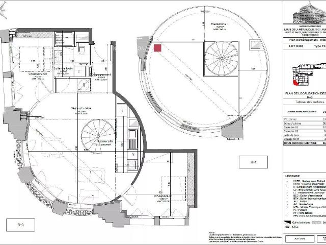 Troyes appartement haut de gamme 3 pièces rénové, éligible. 81m² Troyes