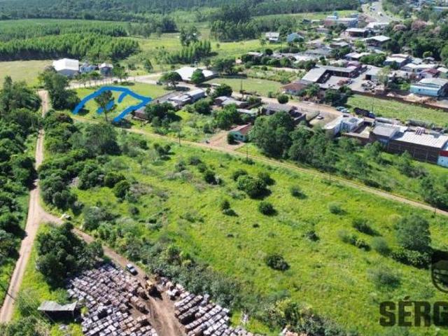 TROCO POR AREA DE TERRAS 2 TERRENOS DE 360 M2 50 MT DO ASFALTO, NA VENDINHA EM TRIUNFO RS