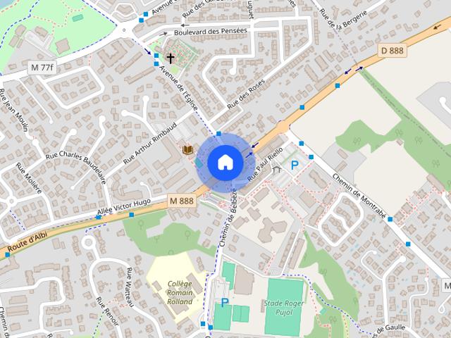 Trois pièces avec terrasse de 35m² et jardin clos de 5800m²
