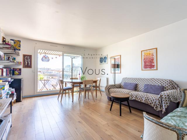 Trois pièces familial avec balcon à la vue dégagée Paris XV. 77m² Paris 15ème