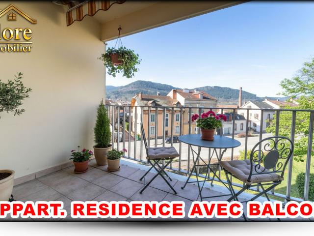 TROP TARD * A SAISIR ! Appartement résidence sécurisée + ascenceur + balcon