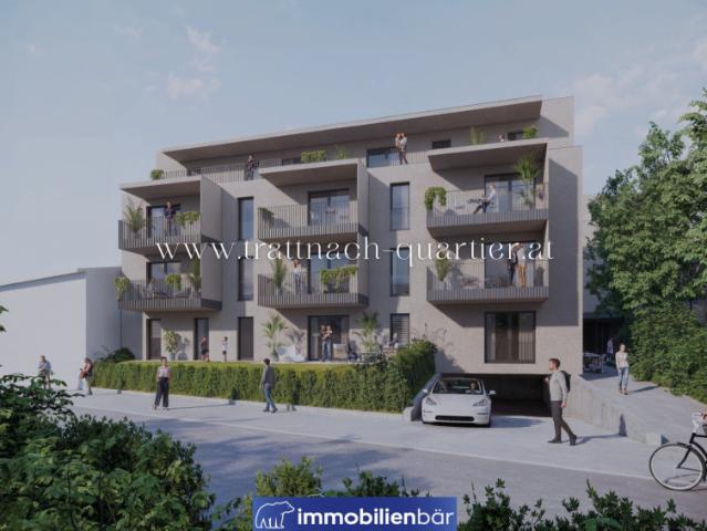 Trattnach. Quartier UFERSTRAßE / Gartenwohnung mit Loggia Top 29