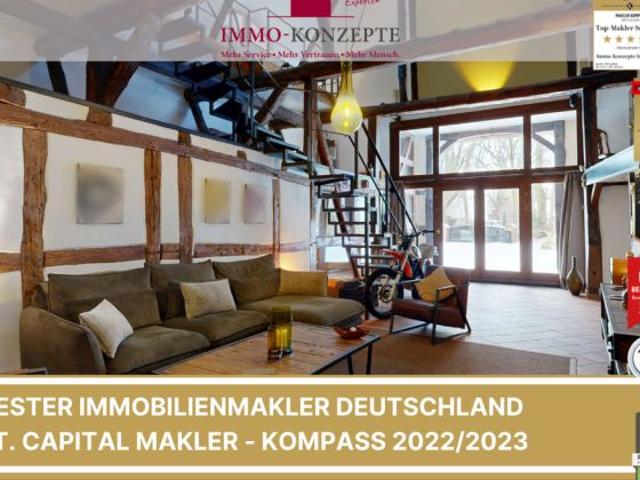 Traum Anwesen: Historisches Reetdach Hallenhaus + separates Wohnhaus + Remise + Nebengelass