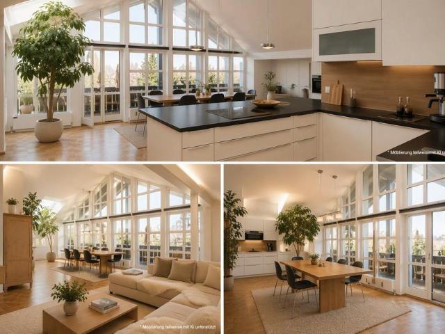 Traum Penthouse Wohnung in Deisenhofen |148 m²| 5 Zi, prov.frei
