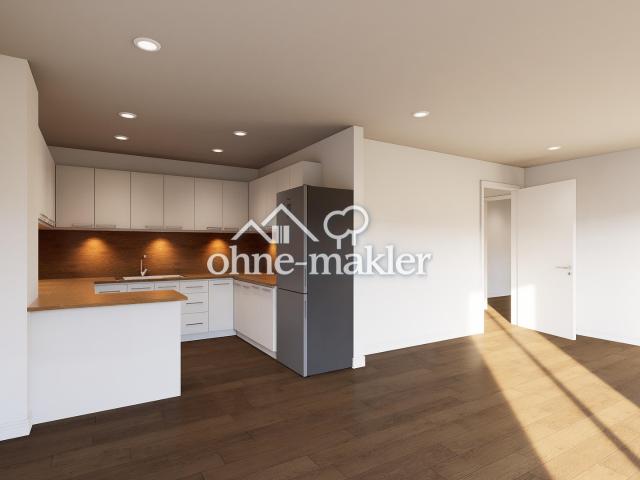 Traumhaft helle Wohnung in der Endetage, 2 Balkone, KfW 40 mit QNG