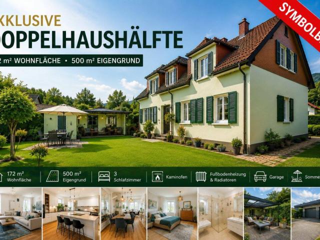 Traumhaft neu sanierte Doppelhaushälfte mit 500 m² Eigengrund – Stilvolles Wohnen in Judendorf bei Leoben