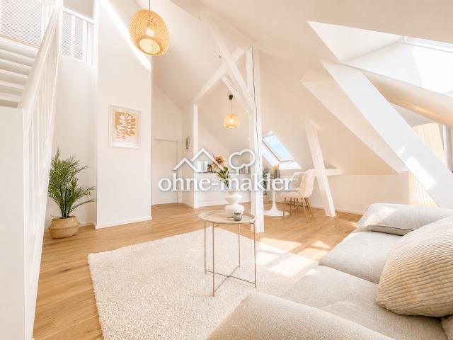 Traumhafte Maisonette Wohnung in der Andreasvorstadt* Sofort einziehen / ohne Provision