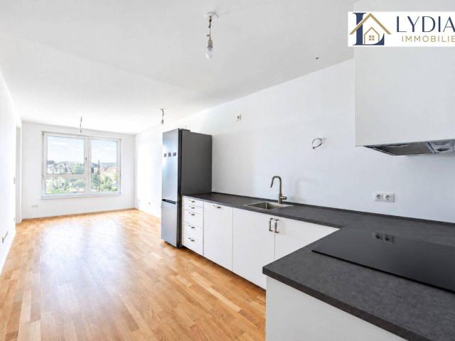Traumhafte, neuwertige 2 Zimmer Wohnung mit Süd Loggia und Weitblick Energieeffizient wohnen Top Infrastruktur!