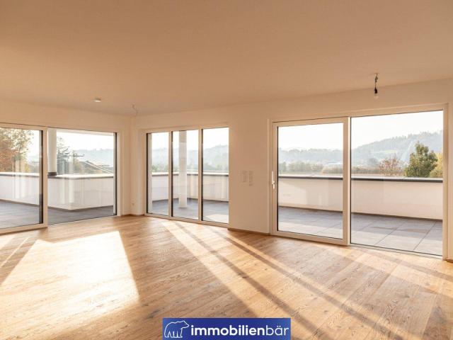 Traumhafte Dachgeschosswohnung in idyllischer Lage mit 128 m² großer Dachterrrasse Jetzt einziehen