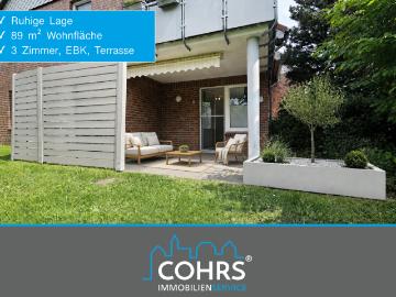 Traumhafte Erdgeschoss Wohnung mit Vinyl, EBK + Terrasse