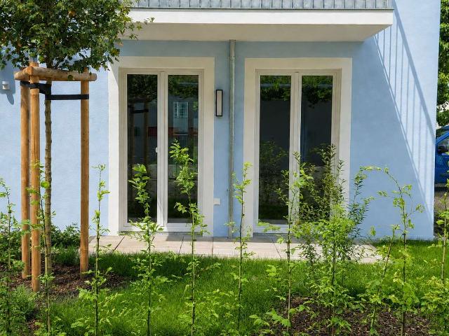 Traumhafte Gartenwohnung mit Terrasse, lichtdurchflutet und großzügig in einem Neubau