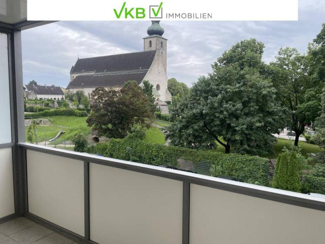 Traumhafte Ruhelage in Enns: Charmante 4 Zimmer Wohnung mit Loggia und Panoramablick
