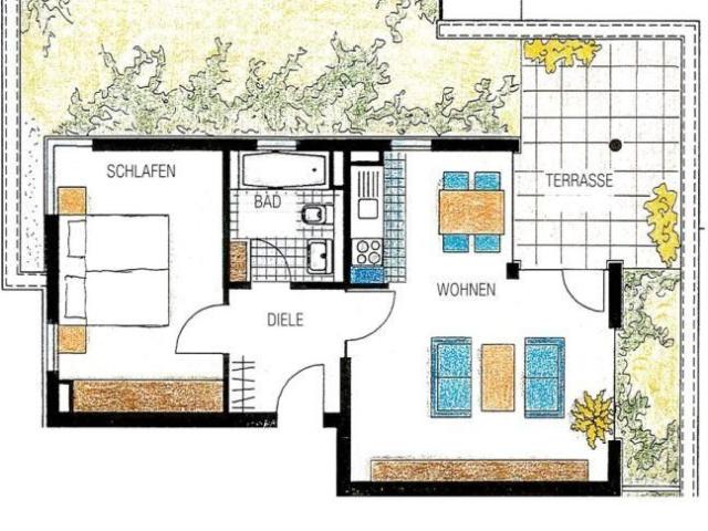 Traumhafte Wohnung mit Dachterrasse in ruhiger Lage!