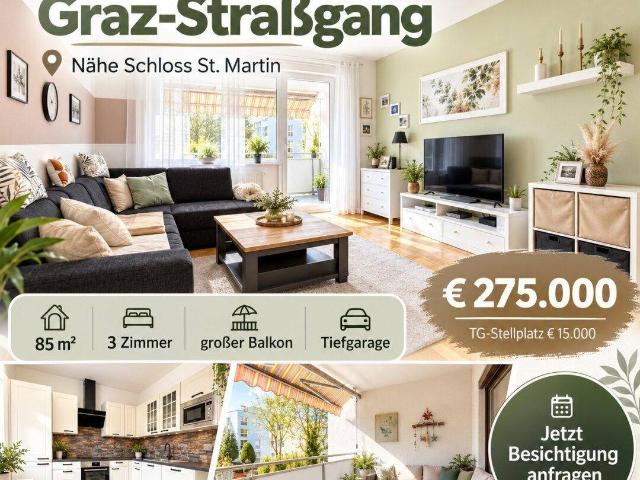 Traumhafte Wohnung Tiefgarage super Raumaufteilung schnell Termin vereinbaren