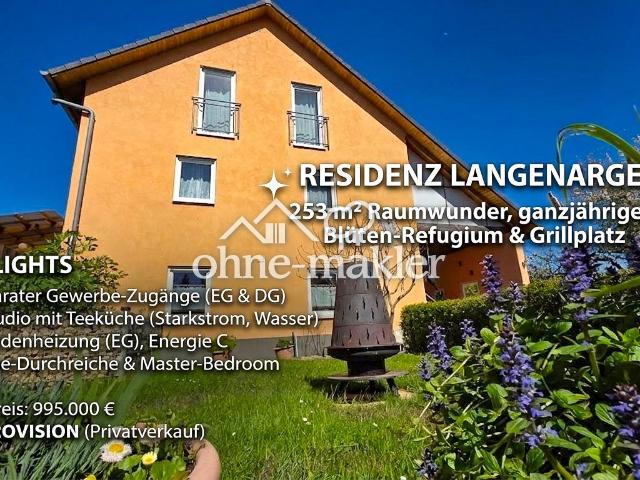 Außergewöhnliches Wohn und Geschäftshaus mit mediterranem Flair