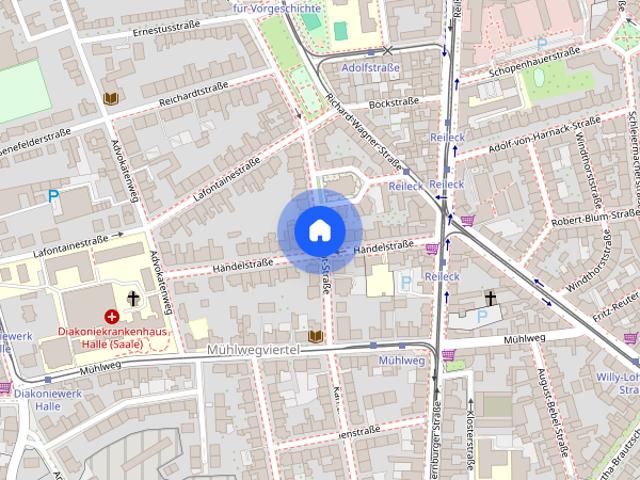 Traumhafte 2 Raumwohnung mit Einbauküche und Stuck im Mühlwegviertel!