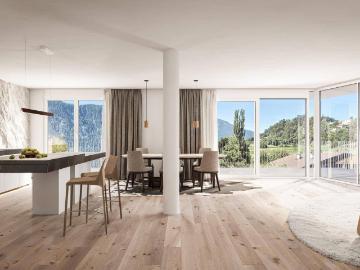 Traumhafte 2 Zimmer Dachgeschosswohnung mit Terrasse und Dachgarten, Top 25