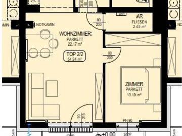 Traumhafte 2 Zimmer Gartenwohnung in Seitenstetten
