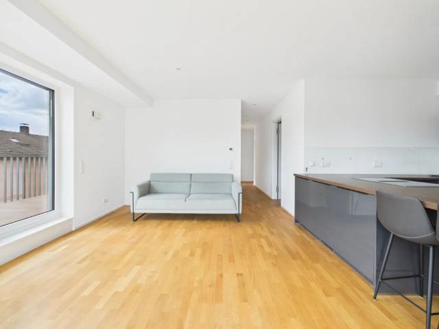 Traumhafte 2 ZKB Wohnung im Penthouse Stil in IN Süd! Dachterrasse, EBK & zwei TG Stellpl. inkl.!
