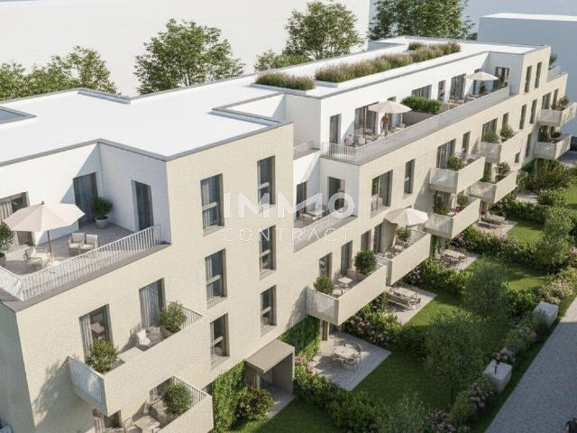 Traumhafte 3 Zi DG Wohnung mit Terrasse und Garage in 1220 Wien – Erstbezug!