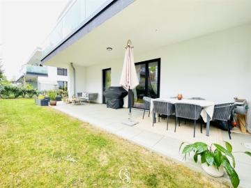 Traumhafte 3 Zimmer Gartenwohnung mit Terrasse & Garage ruhig, sonnig & perfekt aufgeteilt!