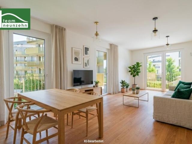 Traumhafte 3 Zimmer Wohnung im energieeffizenten Neubauprojekt Hirschfeld Naturnah wohnen