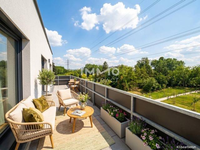 Traumhafte 3 Zimmer Wohnung mit großer hofseitiger Terrasse & Garten im Hof