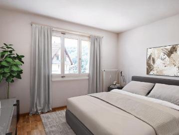 Traumhafte 3 ZWG in bester Lage mit Balkon ins Grüne