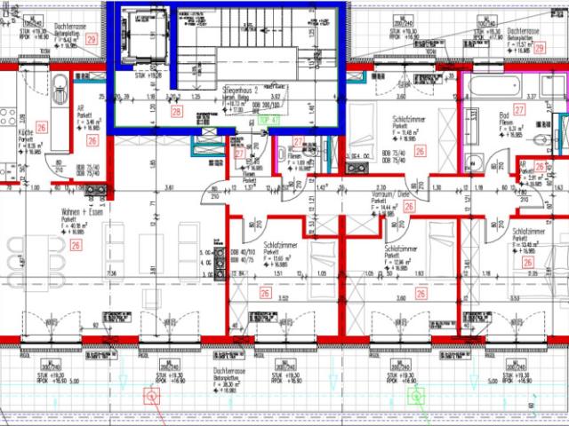 Traumhafte 5 Zimmer Wohnung mit großzügigen Dachterrassen in zentraler Urfahraner Lage zu vermieten!