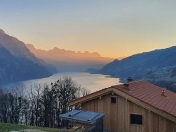 Filzbach, Glarus Nord, Kanton Glarus - Panoramablick