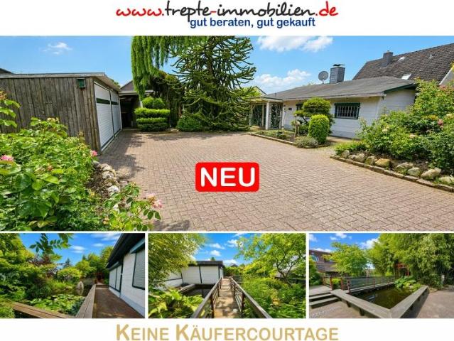 Traumhaftes Gartenparadies in ruhiger Sackgassenlage – Charmanter Bungalow mit großem Potential !