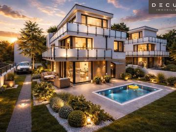 | Traumhaftes Haus an der Wiener Stadtgrenze | AUBACHHAUS | SCHLÜSSELFERTIG | 4 ZIMMER + STUDIO + KELLER | 2 BALKONE | 2 TERRASSEN | GARTEN | 2 STELLPLÄTZE |