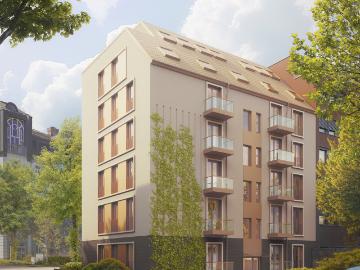 Traumhafter Ausblick aus dem 4. Obergeschoss: 4 Zi. Stadtresidenz mit 2,7m Deckenhöhe & Liftlanding