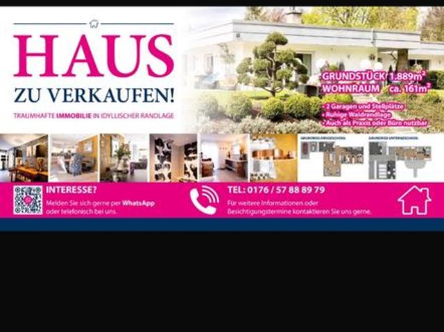 Traumhaus in idyllischer Waldrandlage zu verkaufen
