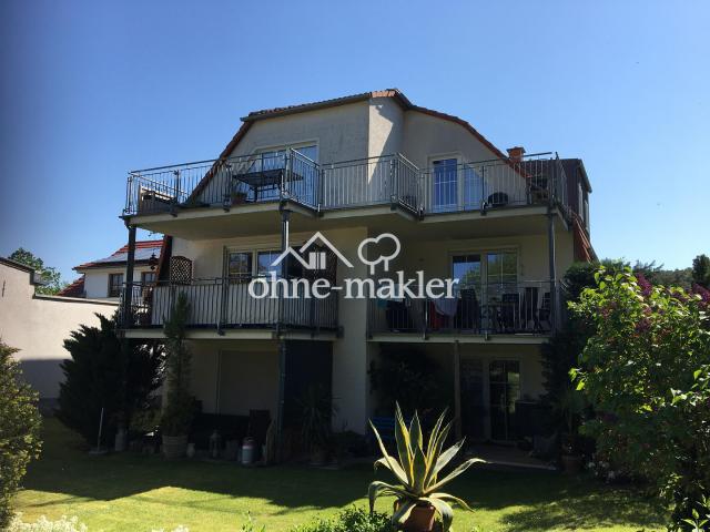 Traumwohnung am Schwielowsee – 3 Zimmer Wohnung mit großem Balkon, Garten & Wärmepumpe in Ferch
