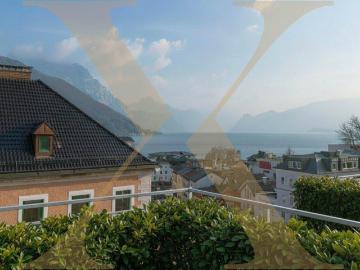 Traunsee Panorama der Extraklasse! Luxuriöses Eigentum mit Penthouse Flair im Zentrum von Gmunden verkaufen!