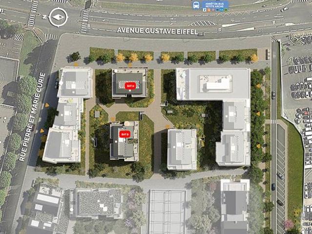 Rare à Tours. Appartements 2 et 3 pièces visitables, remises des clés à la fin de l’année !