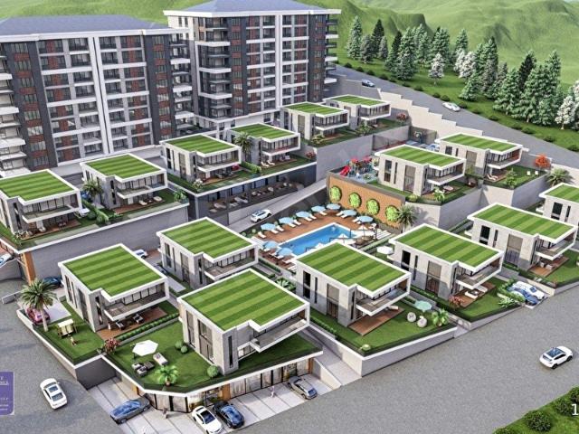 TRABZON YALINCAK VİLLAKENT SİTESİ DENİZ MANZARALI VİLLA