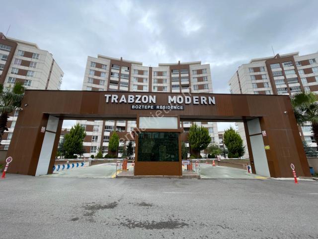 Trabzon'da 1+1 Eşyalı Kiralık Lüks Daire Boztepe Modern Sitesi