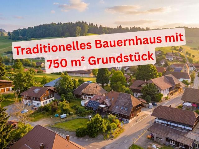 Traditionelles Bauernhaus mit hochwertigem Ausbau und 3 Garagenboxen