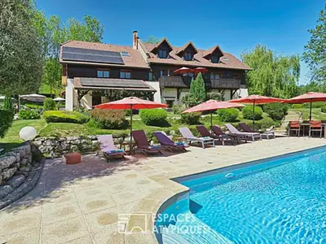 Traize 73170 Achat / Vente maison 8 pièces t8 au dernier étage piscine