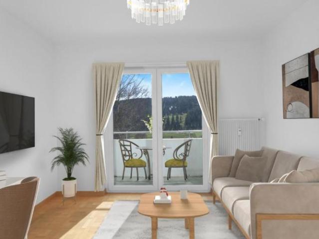 Tramelan, bel appartement de 3.5 pièces au rez supérieur