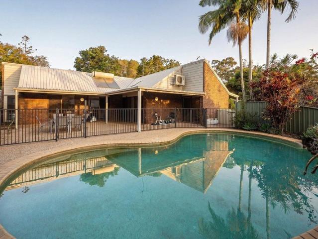 Tranquil Buderim Retreat with Pool and Soaring Ceilings