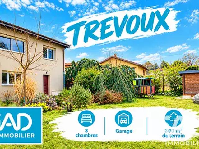 Trévoux 01600 Achat / Vente maison 4 pièces t4 terrasse parking