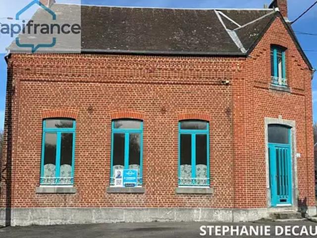 Trélon 59132 Achat / Vente maison 8 pièces t8 jardin cave