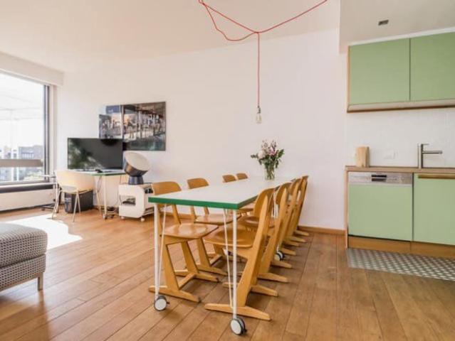 Trendy apartment in hip theater district