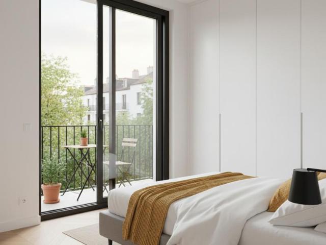 Très beau T3 étage élevé balcon orientation Sud Ouest proche RER Parking Cellier